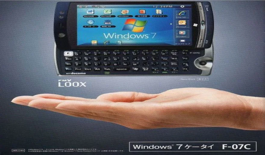 Fujitsu menghadirkan smartphone dengan dual boot: Windows 7 dan Symbian